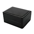 Miniatyrbild 2 av 5: Svart PU läder Single Slot Watch Armband Case Armbandsur Box