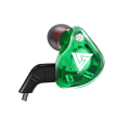 Miniatyrbild 1 av 5: 1/2/3/5 För QKZ AK6 In Ear 3,5 mm sporthörlurar med mikrofon Green 1.2m 1Set