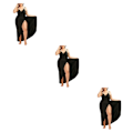 Miniatyrbild 2 av 5: 1/2/3/5 Transform Beach Look mångsidig och elegant strand black XL 3Set