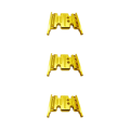 Miniatyrbild 1 av 5: 1/2/3/5 växellåda i aluminiumlegering för 1/10 AXIAL SCX10 Rock Golden 3Set