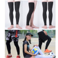 Miniatyrbild 5 av 5: 4st Polyester Wide Application Compression Ben Sleeve För Black + white  M