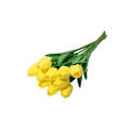 Miniatyrbild 5 av 5: 1/2/3 10påse Simulerade tulpaner Ljusa och charmiga blommor för yellow 2PCS