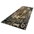 Miniatyrbild 5 av 5: Printed 3D Golvmatta Runner Non-För slip Area Rug 3D Numbers