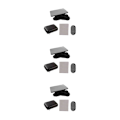 Miniatyrbild 4 av 5: 1/2/3/5 Telefon Spegel Reflektion Clip Bred Applicering Lätt att black remote control 3PCS