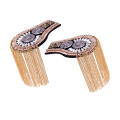 Miniatyrbild 1 av 5: 1/2/3/5 Epaulets tofs axelbrädor Legering för kläder Gold 6.7x11cm 1Set