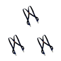 Miniatyrbild 5 av 5: 1/3/5 Mens Suspender Swivel Hook X Formad Elastisk 1,4 Bred Navy 3PCS