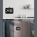 Miniatyrbild 5 av 5: 1/2/3/5 ABS Justerbar Volym Väckarklocka Med Radio - LED Stor White 501 5PCS