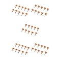 Miniatyrbild 2 av 5: 1/2/3/5 Högklackade spetsar Kranar Skoreparationsbyte Apricot Fine 10mm 10mm Thin Pin 5Set