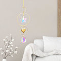 Miniatyrbild 3 av 5: 1/2/3/5 Crystal Balkong Fönsterhängande Dekor Vägg Rainbow Maker Model 4 40cm 1Set