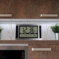Miniatyrbild 4 av 5: 1/2 Digital Väckarklocka Nattställ Timer 12/24H Timing Vägg Silver Black 1 Pc