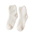 Miniatyrbild 5 av 5: 1/2/3/5 10 stycken extra tjocka och elastiska mjuka strumpor White 2PCS