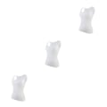 Miniatyrbild 4 av 5: 1/2/3 Damväst Fitness Bröststöd Toppar Andas White XL 3PCS