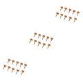 Miniatyrbild 2 av 5: 1/2/3/5 Högklackade spetsar Kranar Skoreparationsbyte Apricot Fine 10mm 10mm Thin Pin 3Set