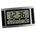 Miniatyrbild 5 av 5: 1/2 Digital Väckarklocka Nattställ Timer 12/24H Timing Vägg Silver Black 1 Pc