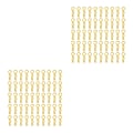 Miniatyrbild 1 av 5: 1/2/3/5 RC Body Shell Clips R Shape för 1/10 RC racingbil gold length 24mm 2Set