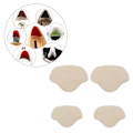 Miniatyrbild 3 av 5: 1/2/3/5 Shoe Häl Pad Innersula Häl Reparation Heel Stick för män & khaki 1Set
