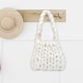 Miniatyrbild 4 av 5: Chunky garn hushållshållfast för filt DIY Tote Making white 22 x 5 x 20cm