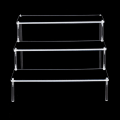 Miniatyrbild 4 av 5: 1/2 Acrylic Display För Riser Stand Parfym Cosmetics Holder Clear 29.5x27.5x15cm 1Set