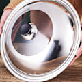 Miniatyrbild 5 av 5: Robust stekpannlock i rostfritt stål med visualiserad robust 32-33.5cm