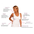 Miniatyrbild 5 av 5: 1/2/3 Damväst Fitness Bröststöd Toppar Andas Skin Color L 1 Pc