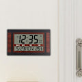 Miniatyrbild 3 av 5: 1/2 Digital Väckarklocka Nattställ Timer 12/24H Timing Vägg deep wood grain 1 Pc