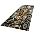 Miniatyrbild 4 av 5: Printed 3D Golvmatta Runner Non-För slip Area Rug 3D Numbers