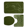 Miniatyrbild 1 av 5: 1/2 3pack/lot Halkfri Chenille Badmatta Lätt att installera PJ210611-B002 1Set
