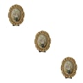 Miniatyrbild 4 av 5: 1/2/3 bildskärmsram Bildhållare präglad prydnad Type 14 3PCS