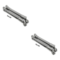 Miniatyrbild 1 av 5: 1/2/3 2st Grå 112-152MM Metall Universal Drivaxel Led För 2Set