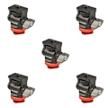 Miniatyrbild 3 av 5: 1/2/5 Mini Ball Head 360 Swivel Bracket Adapter för kamerablixt 5Set
