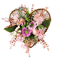 Miniatyrbild 1 av 5: Påsk krans girland färgade ägg inomhus utomhus vårkrans Heart 50cm