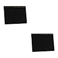 Miniatyrbild 2 av 5: 1/2 17 Hook Halsband Smycken Display Stand Pad Fack för Shower Black 30x37cm 2Set