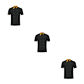 Miniatyrbild 3 av 5: 1/2/3 andningsbart tygspänneficka Slitstark färgfast - Black 4XL 3PCS