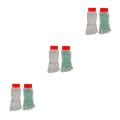 Miniatyrbild 1 av 5: 1/2/3/5 Ergonomiska 5-tå skärtåliga strumpor för utomhusbruk Gray green red bind 3Set