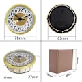 Miniatyrbild 5 av 5: 2,8 tums Quartz Classic Clock Movement Round Movement Arabiska för