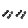 Miniatyrbild 4 av 5: 1/2/3/5 3 par Snygga högklackade tips Taps Skoreparation Black 16x16mm 2Set