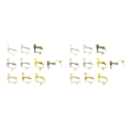 Miniatyrbild 2 av 5: 1/2 10 stycken Clip-on örhängekonverterare med Easy Open Loop för 2Set