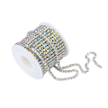 Miniatyrbild 2 av 5: 1/2 DIY Crystal 10 Yard Rhinestone Close Chain Clear Trim sömnad AB Color 10m 1Set