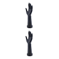 Miniatyrbild 4 av 5: 1/2 hand smycken display stativ kvinnlig hand skyltdocka modell rekvisita Black Left 2Set