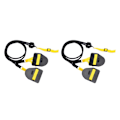 Miniatyrbild 3 av 5: 1/2/3/5 Motståndsband för simning För Armtränare för För Black 60lb 2PCS