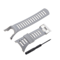 Miniatyrbild 5 av 5: 1/2/3 hållbara armbandsur i gummi för För Suunto Ambit3 Silver Grey 24mm 1 Pc