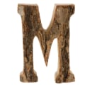 Miniatyrbild 2 av 5: 1/2/3/5 Handgjorda träbokstäver Dörrnummer Alfabetbokstav letter M 1Set