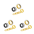 Miniatyrbild 1 av 5: 1/2/3/5 14T Single Speed ​​Svänghjul Adapter Kassett distanser gold 14T 3PCS