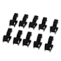 Miniatyrbild 5 av 5: 1/2/3/5 10 Styck Plast För Dragkedja Avdragare Ändlås Dragkedja Drag Black 3.5x1.7cm 1Set
