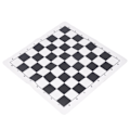 Miniatyrbild 6 av 8: Schackbräde Endast schackbräde PU Portable Soft Standard 35x35cm för resor utomhuscamping