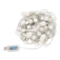 Miniatyrbild 8 av 8: Ball String Light 100 lysdioder 16 färger USB-driven dekorativ lampslinga med fjärrkontroll för Gardinvardagsrum
