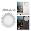 Miniatyrbilde 8 av 8: 6 LED-bevegelsessensorlys Bevegelsessensor LED-induksjonslampe for gang, trapp, bad og soverom