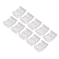Pikkukuva 6 / 8: 10 kpl COB LED-nauhajohdinliitäntää 4-napainen 10 mm läpinäkyvä juotosvapaa LED-sovitinliitäntä kotiin, kouluun ja toimistoon