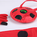 Pikkukuva 3 / 8: Leppäkerttu-tyttöjen leppäkerttu-asu Lapset Halloween Carnival Jumpsuit Party Cosplay Set