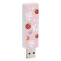 Pikkukuva 6 / 8: U Disk PushPull USB2.0 Muisti Auton USB-muistitikku Tietokonetarvikkeet Mansikka Pupu Kuvio (64GB)